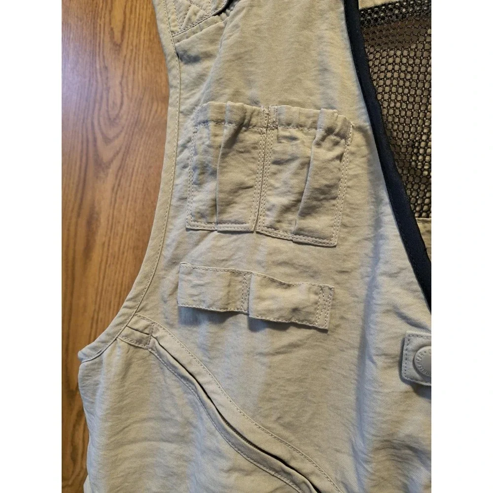Columbia Vintage Vest - Men's Medium - Beige - Full Zip - Fishing - Outdoors